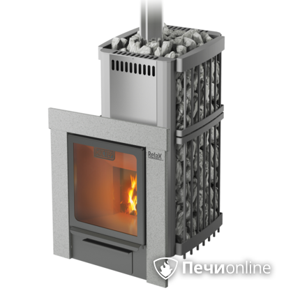 Дровяная банная печь Костёр Сетка 28 Релакс в Архангельске